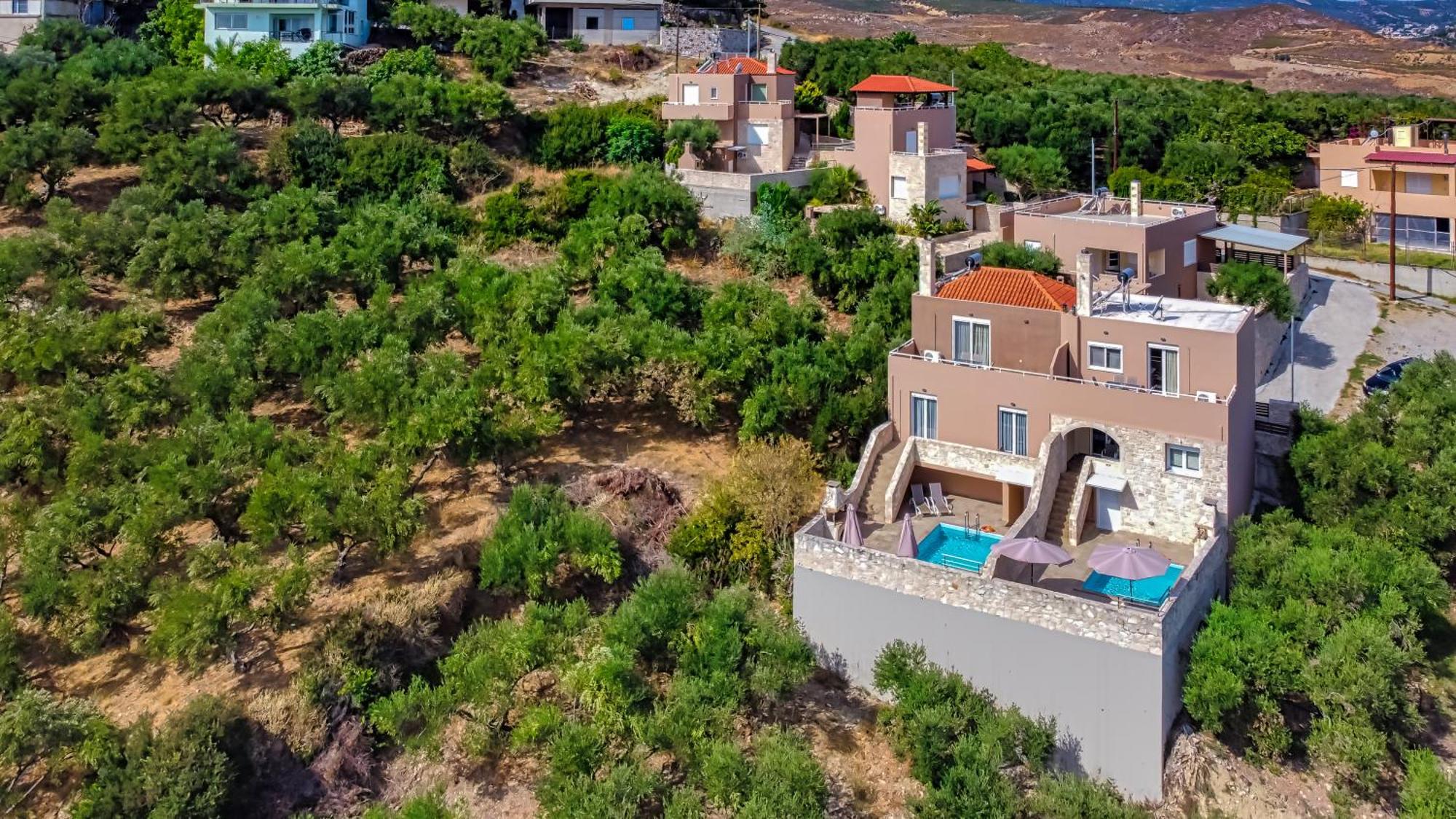 Theo Villas With Sea View Marathokefála Eksteriør bilde