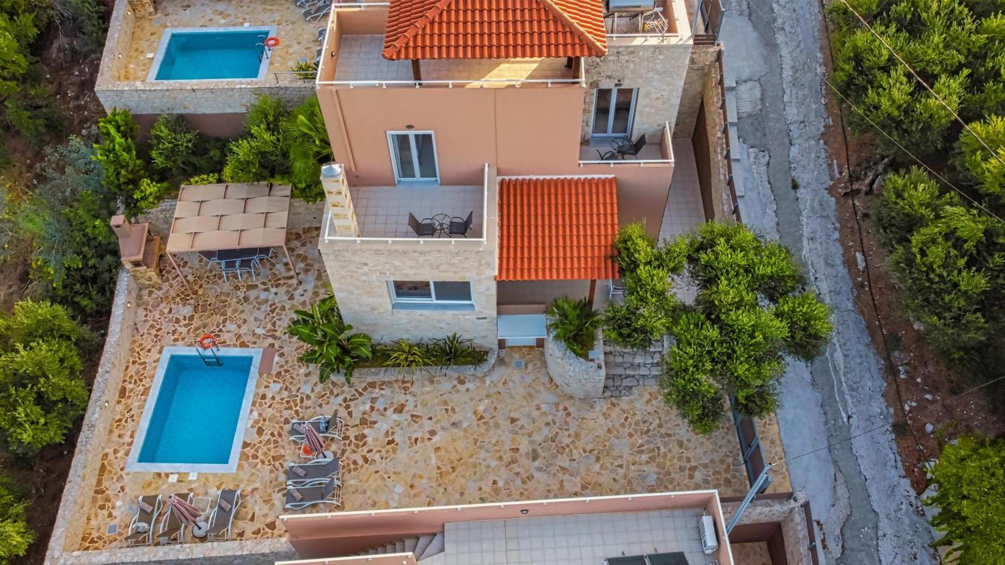 Theo Villas With Sea View Marathokefála Eksteriør bilde